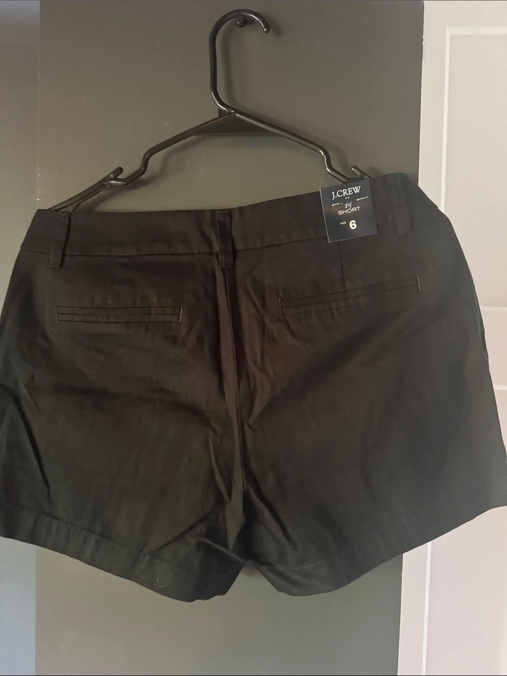 J. Crew Black Chino Shorts